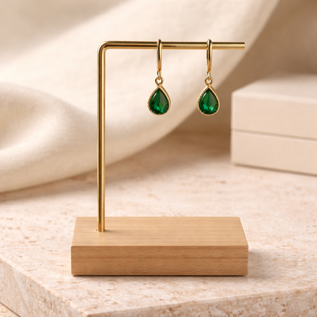 Forest Dew Drop Hoops