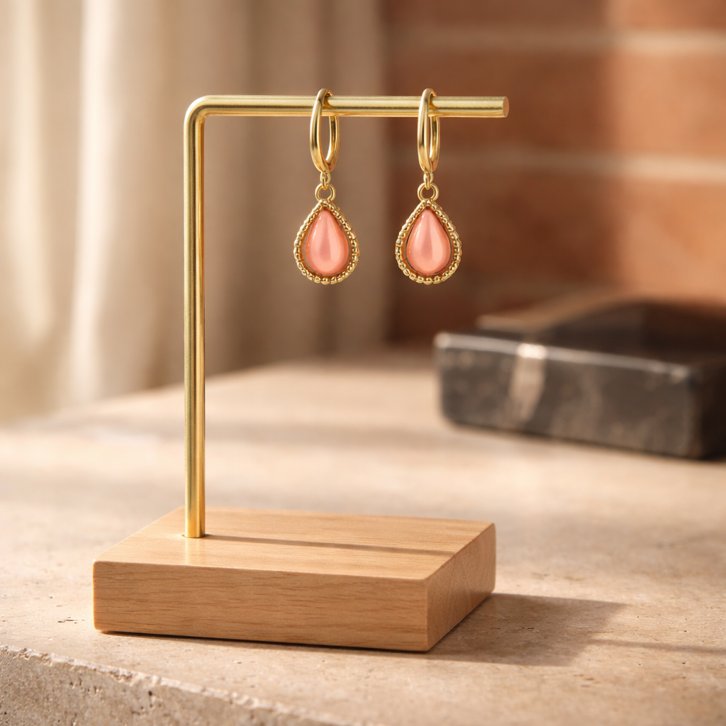Blossom Drop Hoops