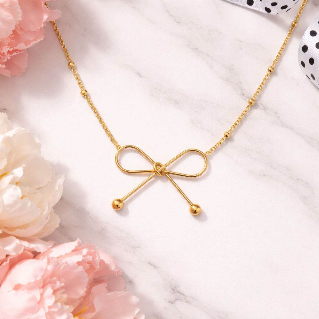 The Aria Bow Necklace