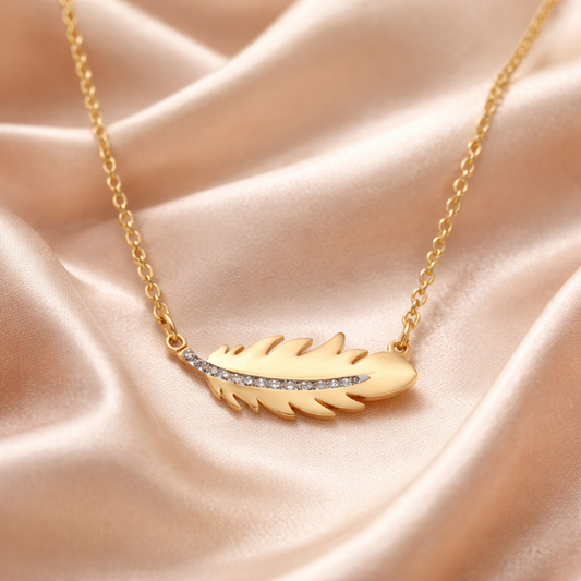 The Seraphina Feather Necklace