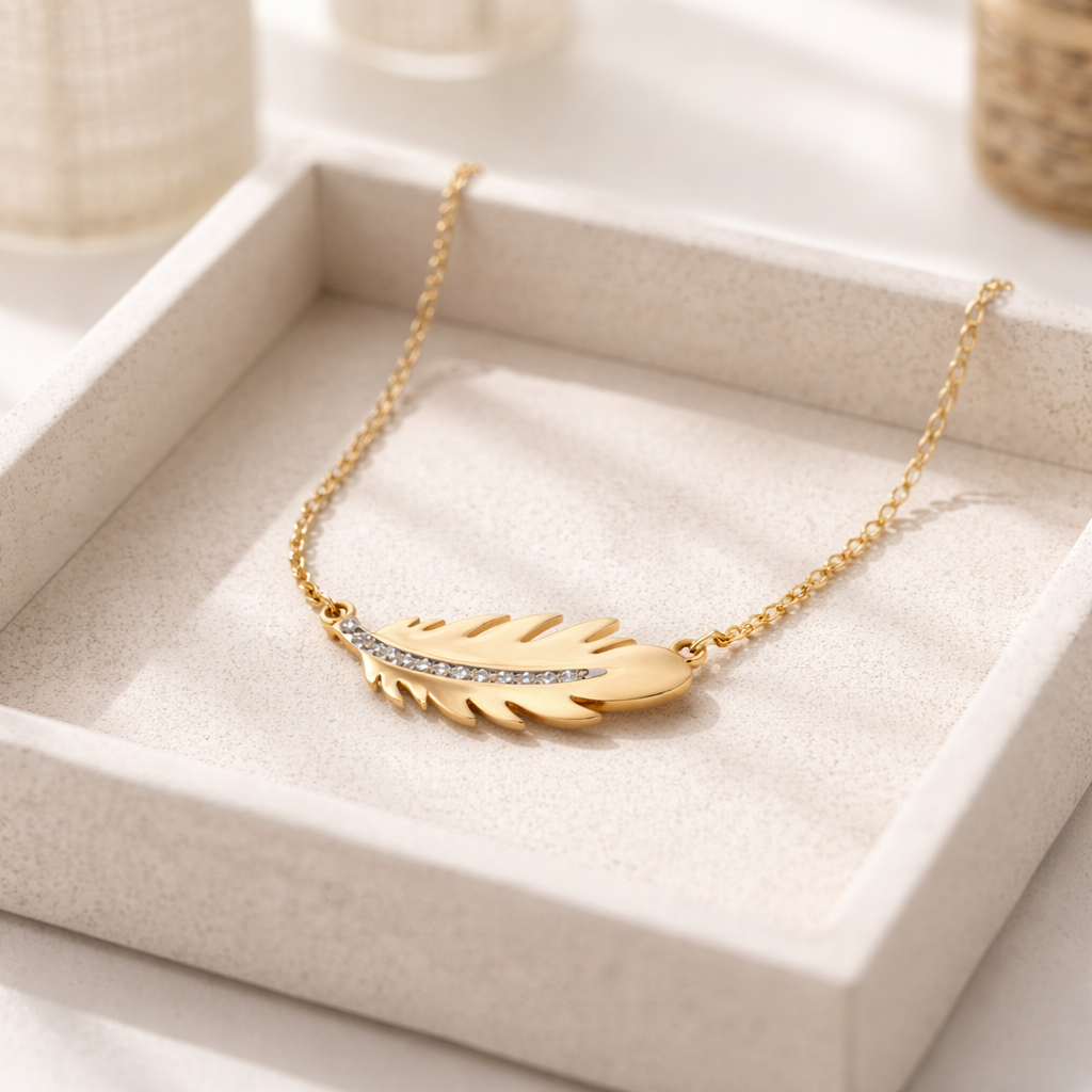The Seraphina Feather Necklace