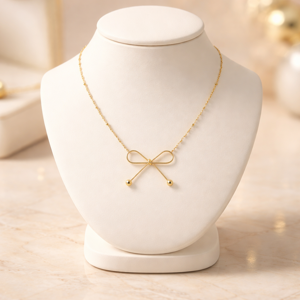 The Aria Bow Necklace