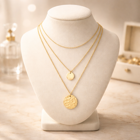 The Horizon Triple Layered Necklace