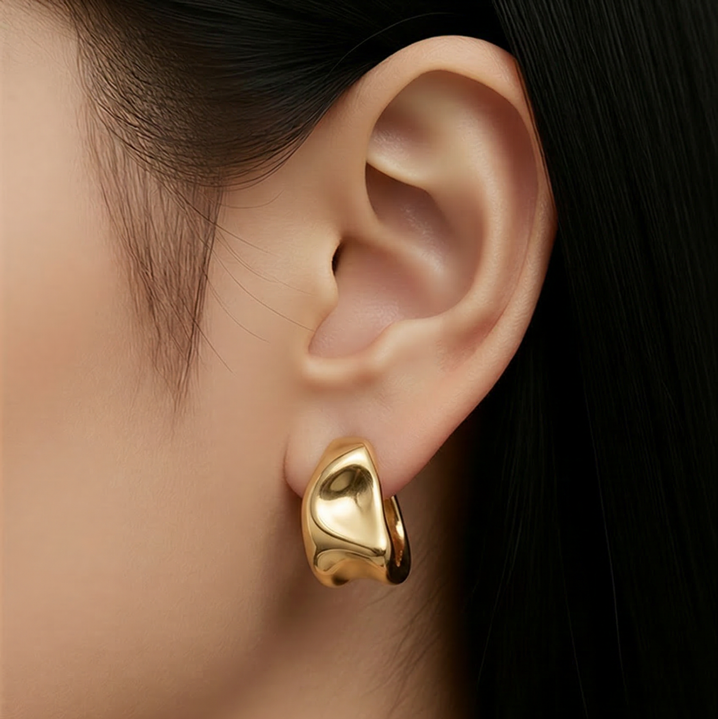 The Seraphina Wave Studs