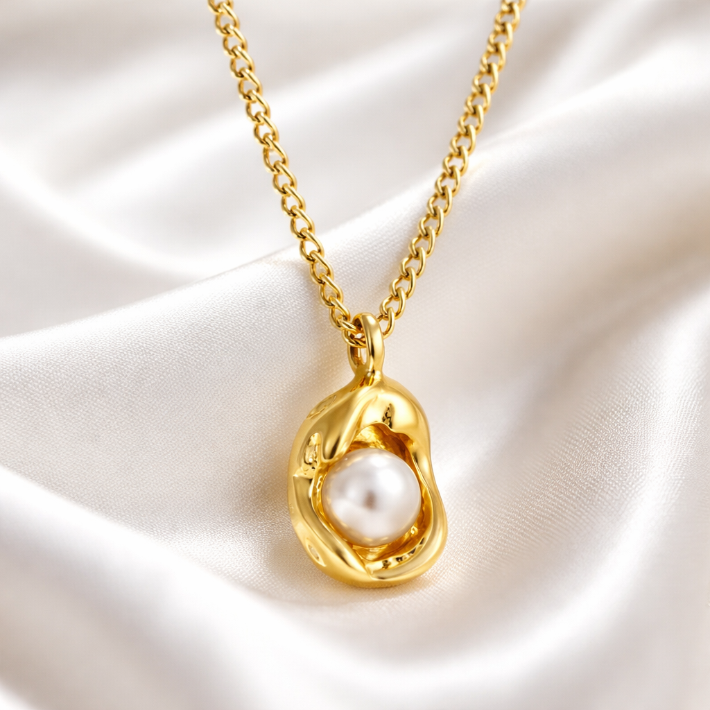 The Marina Mermaid Pearl Necklace