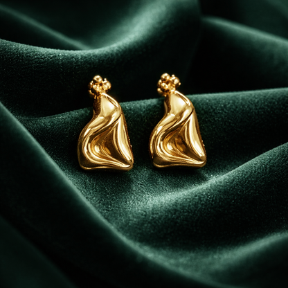 The Seraphina Wave Studs