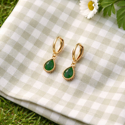 Forest Dew Drop Hoops