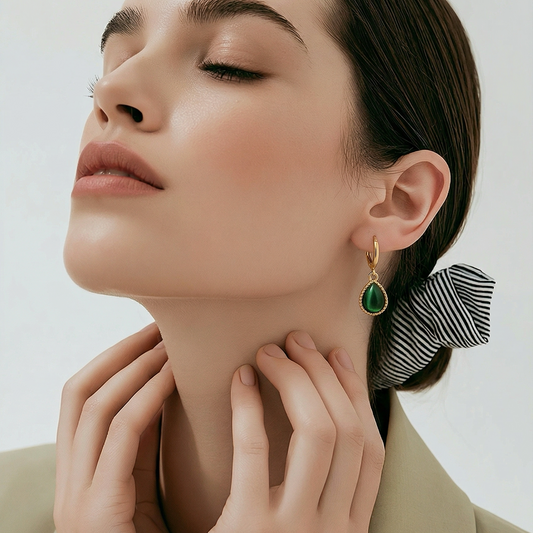 Forest Dew Drop Hoops