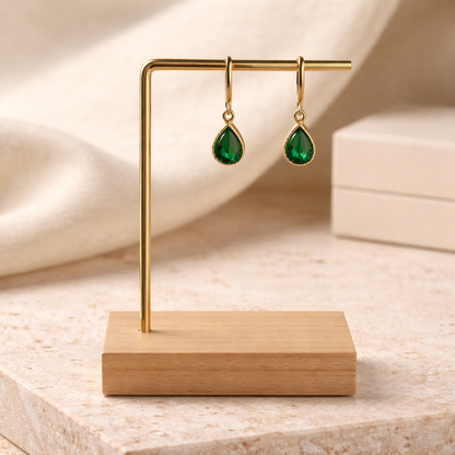 Forest Dew Drop Hoops