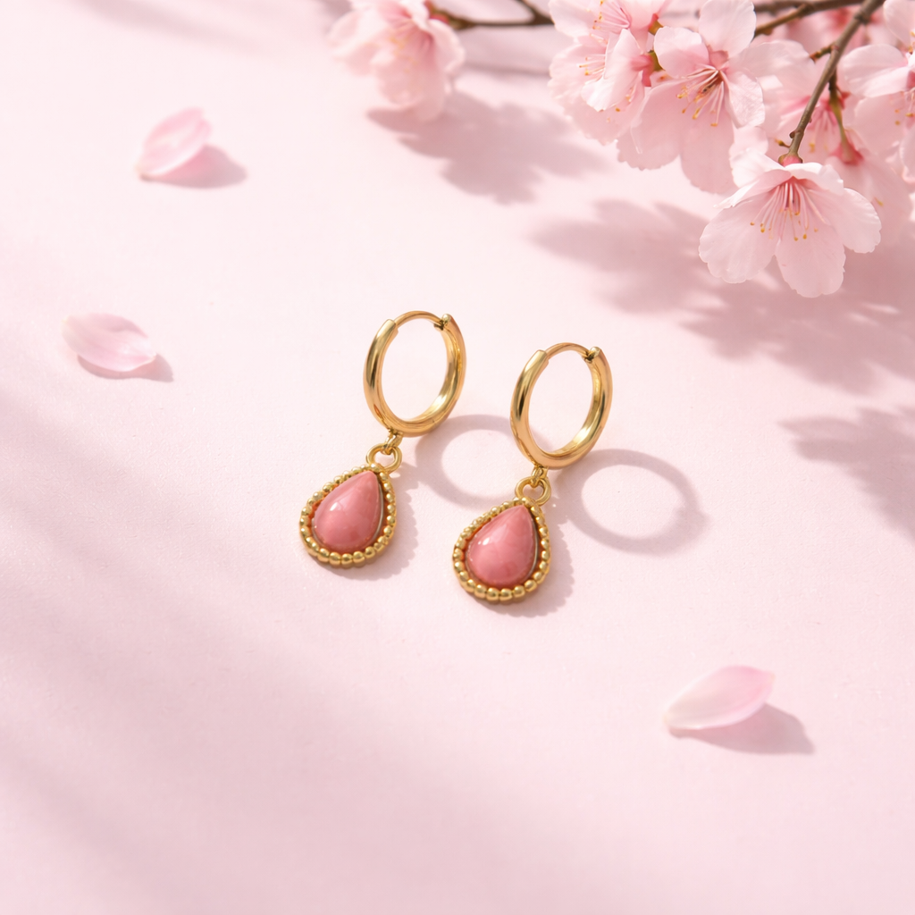 Blossom Drop Hoops