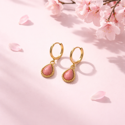 Blossom Drop Hoops