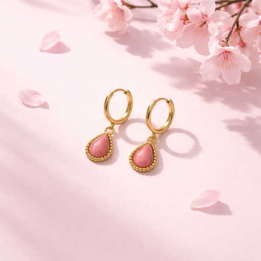 Blossom Drop Hoops
