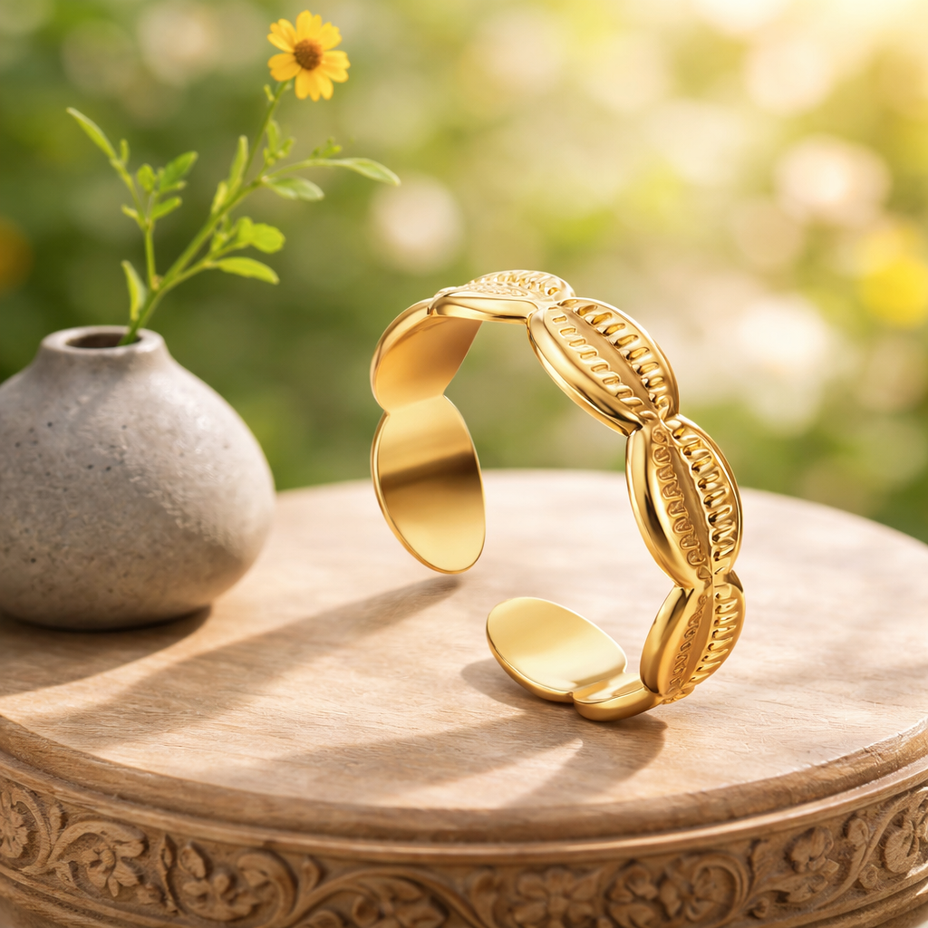 The Riviera Cowrie Ring