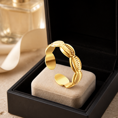 The Riviera Cowrie Ring