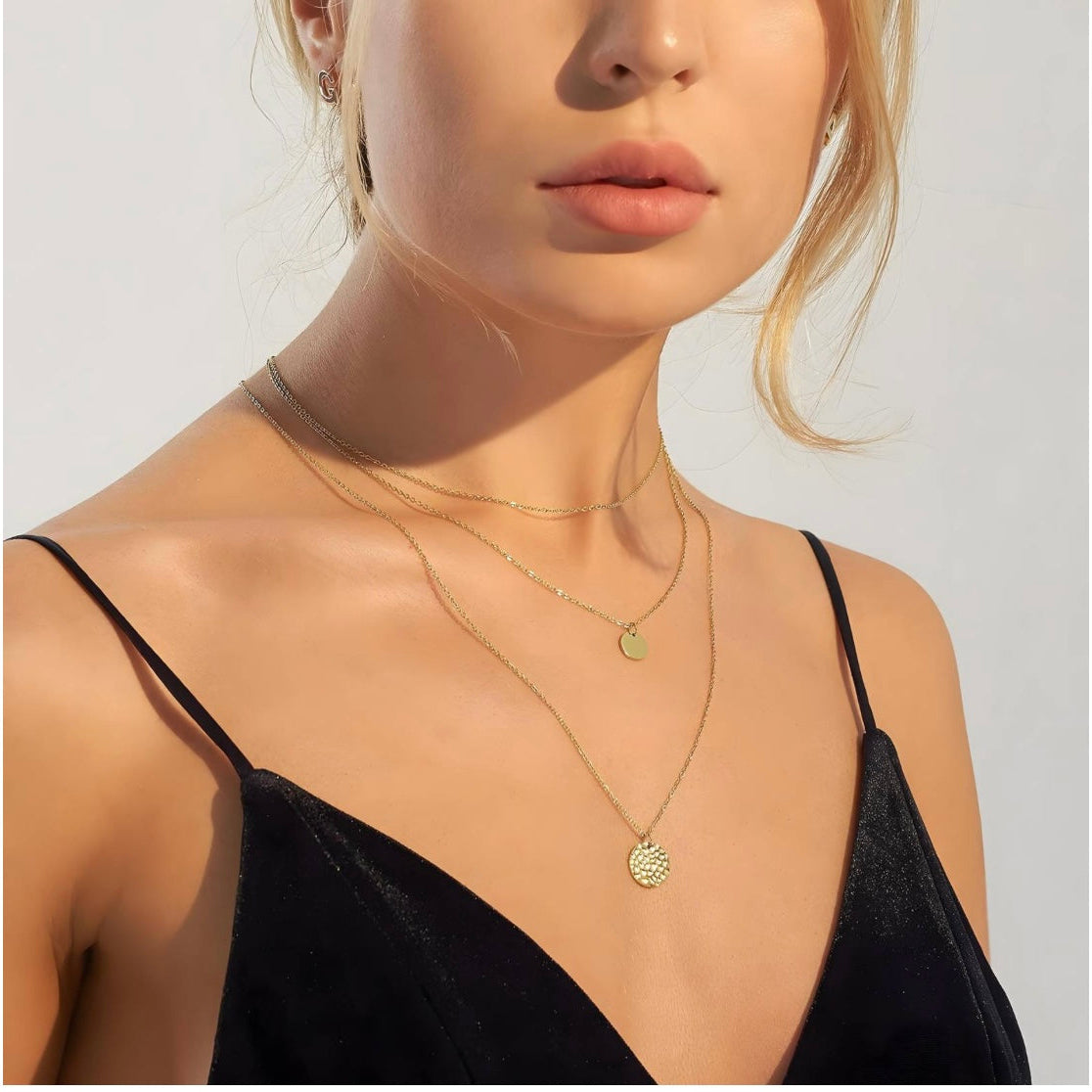 The Horizon Triple Layered Necklace