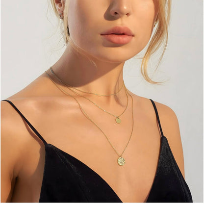 The Horizon Triple Layered Necklace