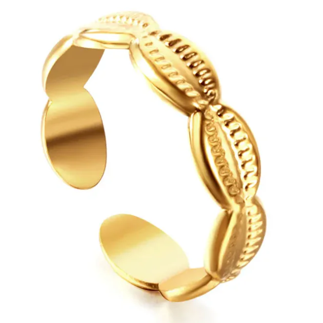 The Riviera Cowrie Ring